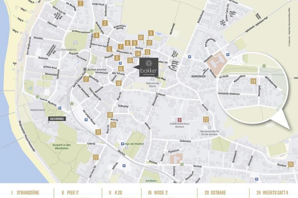 Ferienwohnung Villa Central - Luettje Nuest Borkum Ngoại thất bức ảnh